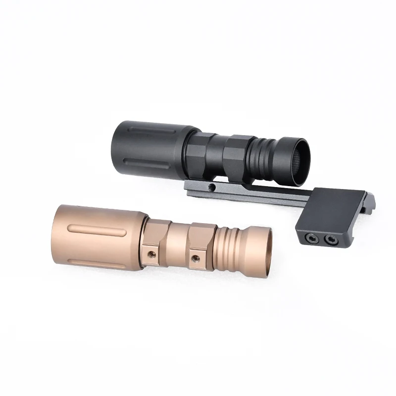 PLHv2 High-Power Tactical Flashlight 18650 Scout Light With Metal Offset Adapter Light Base Hunting Accessories For 20mm Rail