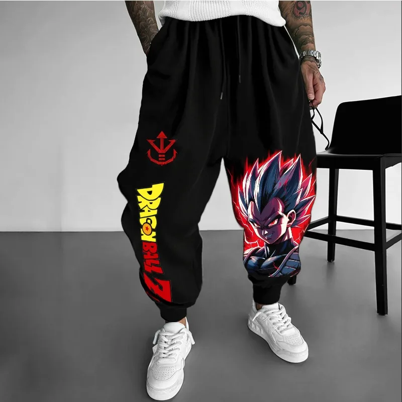 

Dragon Ball 2025 Latest Fashion Animation Wukong Peripheral Pure Cotton Loose Trousers Men's and Women's Hip-hop Leggings