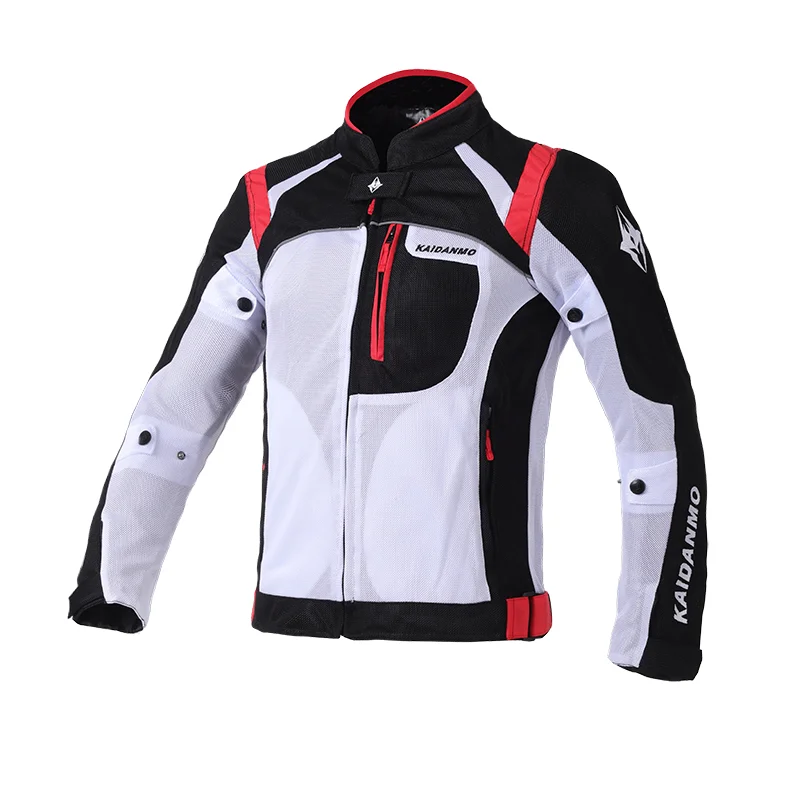 

Summer Men'S Biker Jacket Motorcycle Jacket Mesh Fall Resistant Racing Jacket Protection Breathable Wind And Rain Resistant