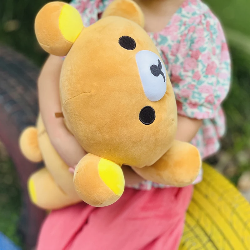 52cm Rilakkuma Plush Teddy Bear Stuffed Doll Kawaii Bear Room Decor Plushies Lovely Animal Toys Hobbies Xmas Gift For Kids