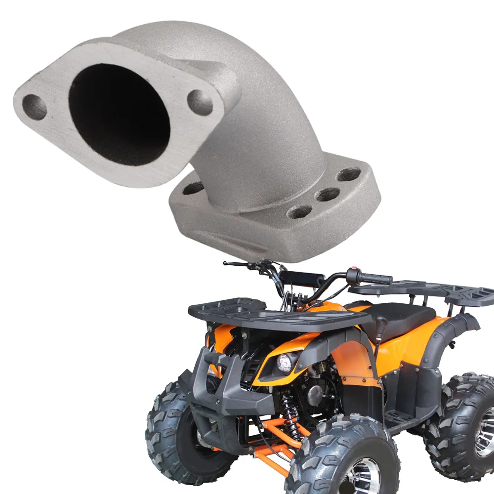 

Для 110cc 125cc 140cc 150cc ATV Quad Go Kart Pit Pro Dirt Trail Bike Dune Buggy Мотоциклетный коллектор Впускная труба