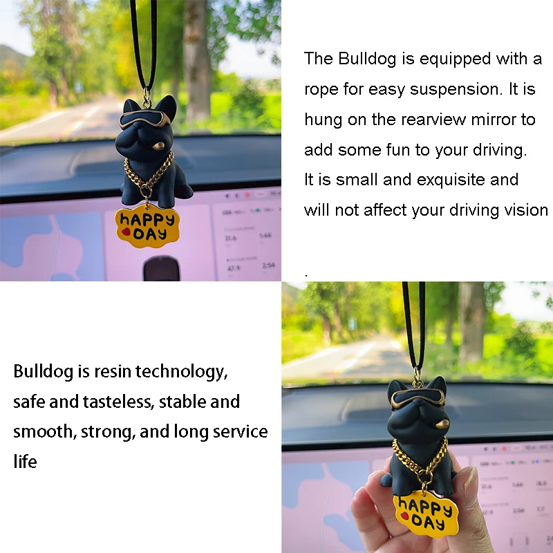 Cute Car Interior Decoration Trendy Auto Rearview Mirror Suspension Pendant For Car Gifts Interior Decoration Accessories