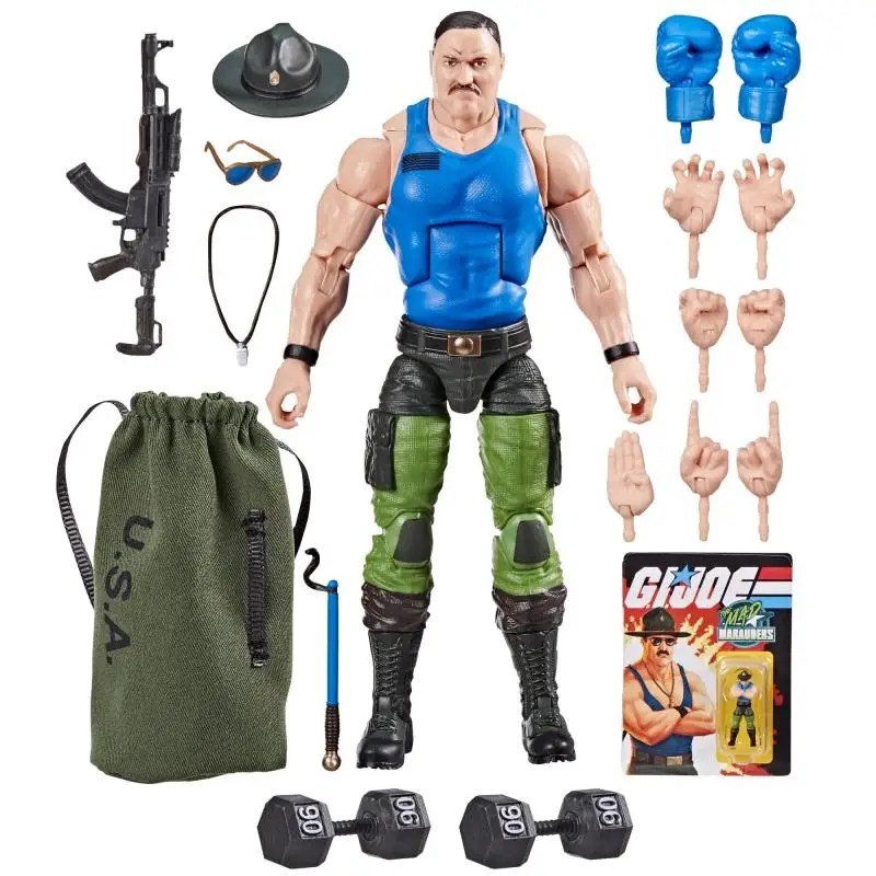 Original Action Figure Hasbro G.I.JOE Classified Series G.I.JOE Sgt Slaughter Anime Figure Model Toy Ornaments Doll Gifts