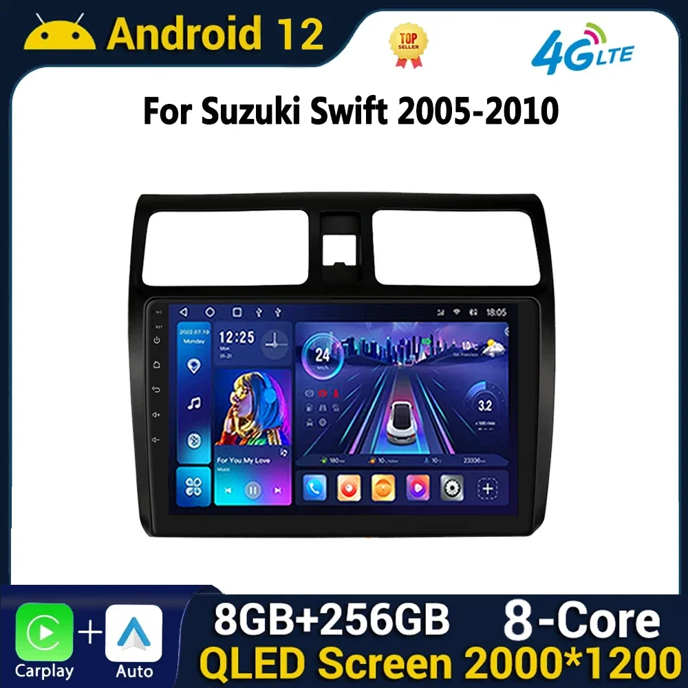 

Автомагнитола на Android для Suzuki Swift 2005, 2006, 2007, 2008, 2009, мультимедийный плеер 2DIN с GPS-навигацией, видео 2DIN IPS, 4G