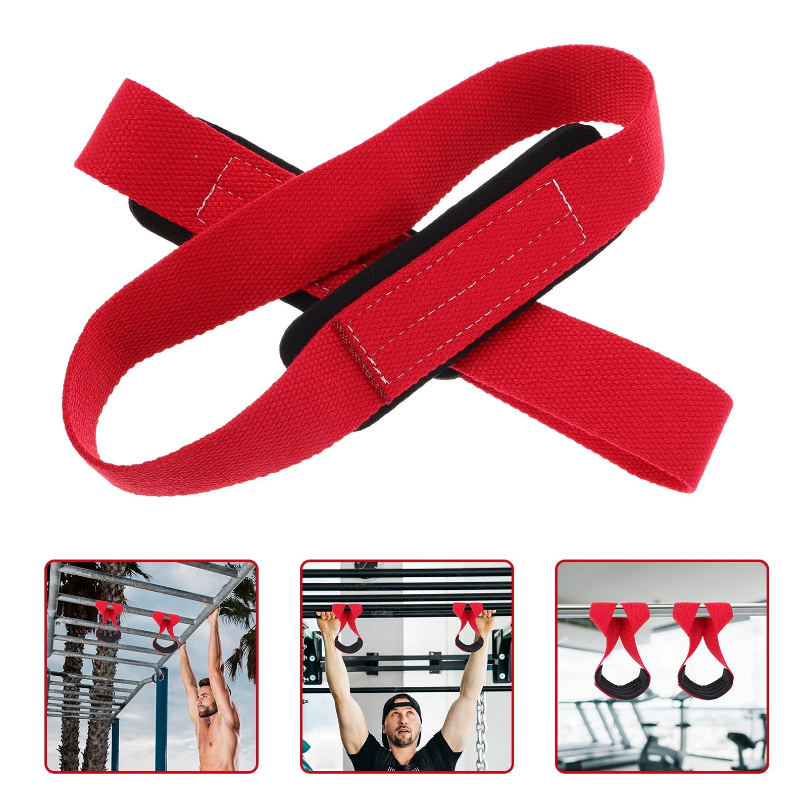 

2Pcs Fitness Assistance Bands Pull Up Straps for Gym Workouts Heavy Duty Resistance Band with Anti-Slip Design Adjustable Length