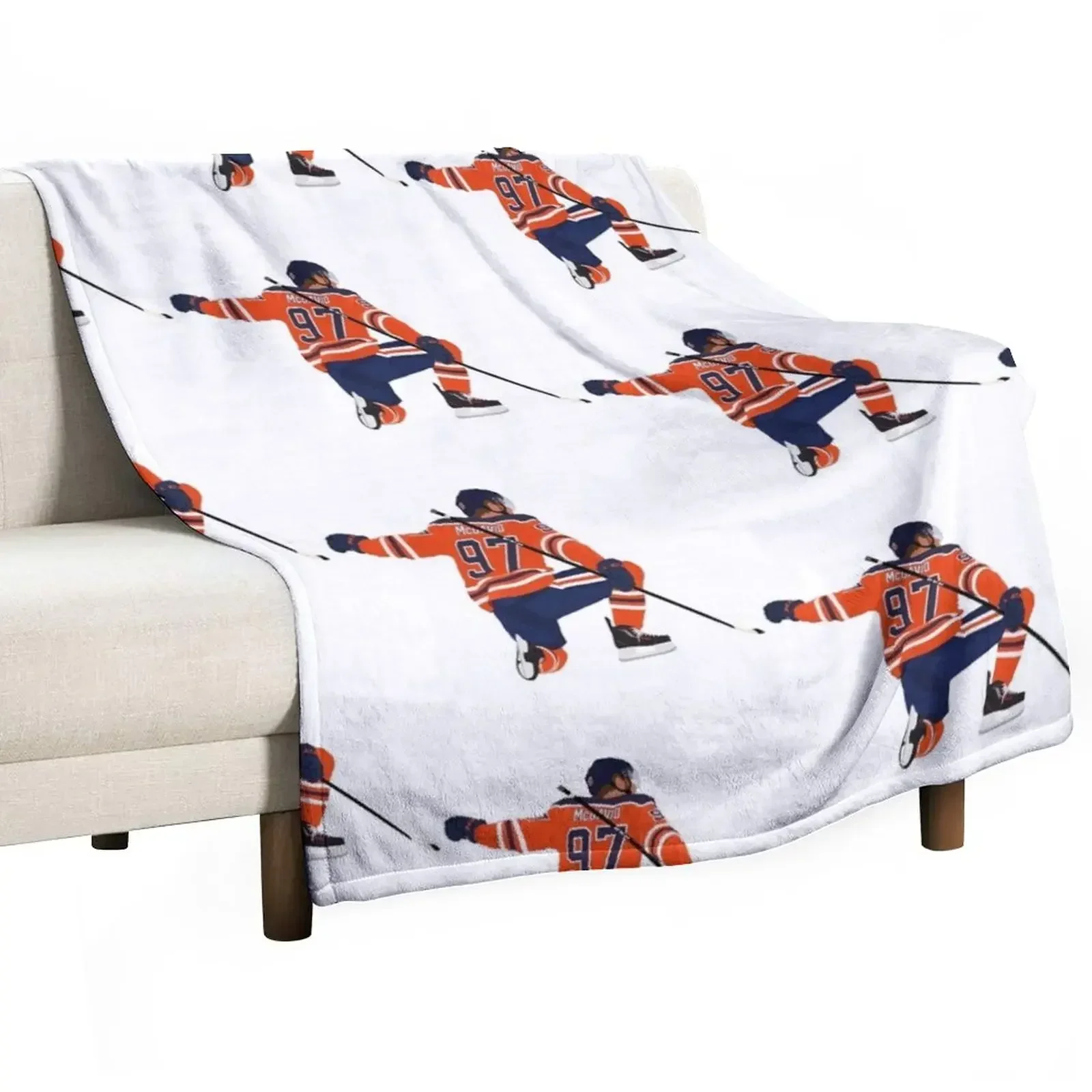 

Connor McDavid Throw Blanket Thermals For Travel Summer Blankets