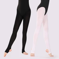 Girls Women Dance Leggings 60D Stirrup Ballet Tights Gymnastics Pedal Pantyhose Kids Ballet Legging Ballet Stocking 3 pairs