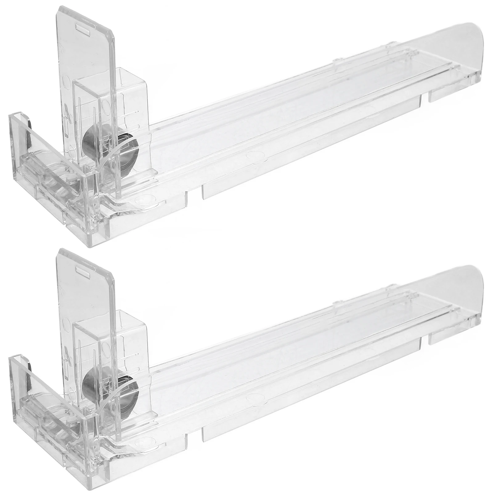

2pcs Cigarette Pusher Rack 24cm Cigarette Dispenser Clear Display Case Single Side 8 Packs Tobacco C y Holder