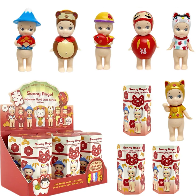 

Sonny Angel Good Luck Series слепая коробка милые коллекционные куклы аниме фигурки настольные украшения автомобильные украшения плюшевые игрушки подарки