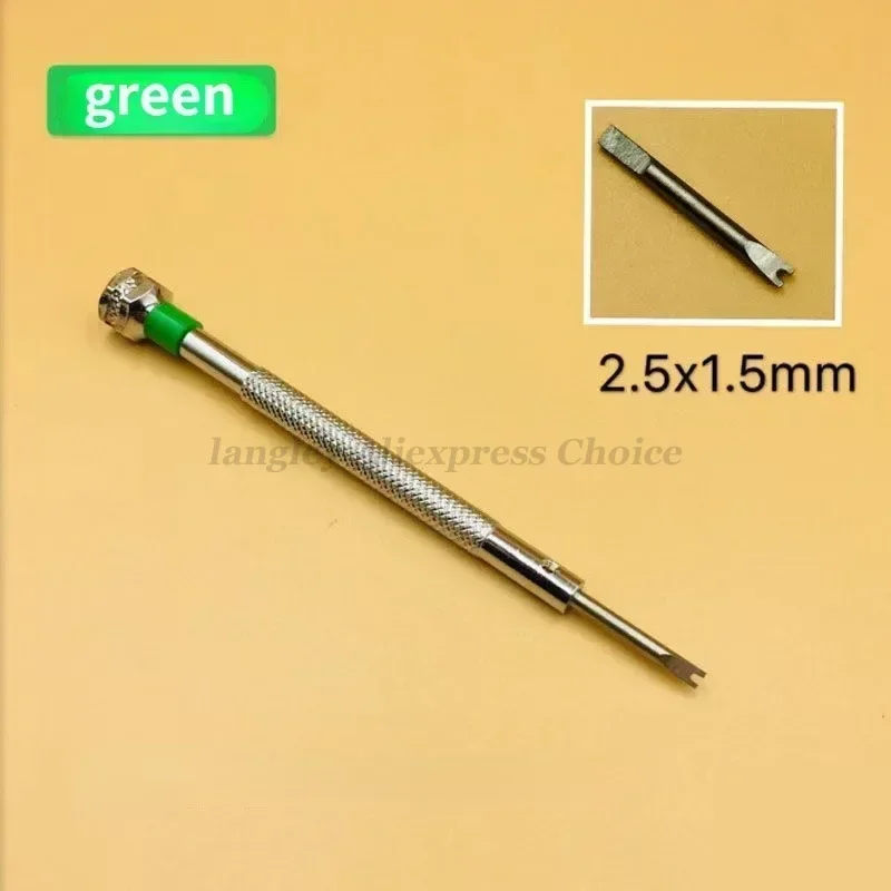 الفولاذ المقاوم للصدأ H-نوع مفك ل Hublot U-شكل المفكات عالية الجودة إصلاح الساعات الفضة ساعة مفك مسامير