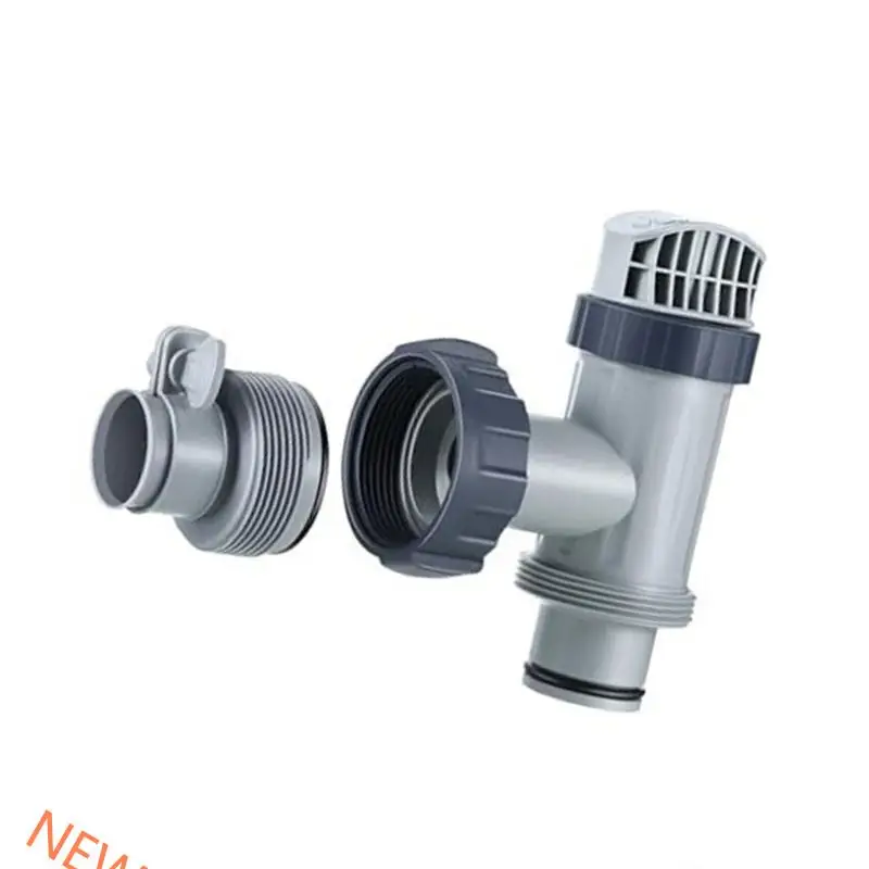  Strong Pool Circulation Hose Adapter Sun Resistant Polymer Easy Assembly Design