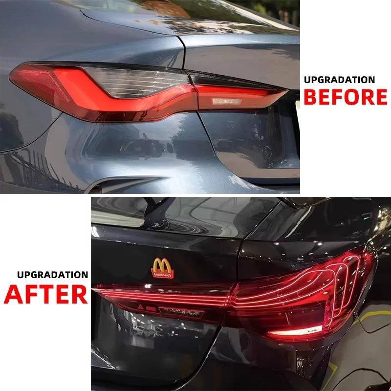 ل B-MW 4 سلسلة M440i M430i G82 الذيل ضوء 2020-2022 G22 G24 الضوء الخلفي ترقية CLS نمط M4 نمط LED الضوء الخلفي