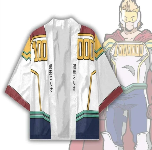 سترة كيمونو Ukiyo-e Kimono عباءة فضفاضة بأكمام ثلاثة أرباع سترة Haori #2