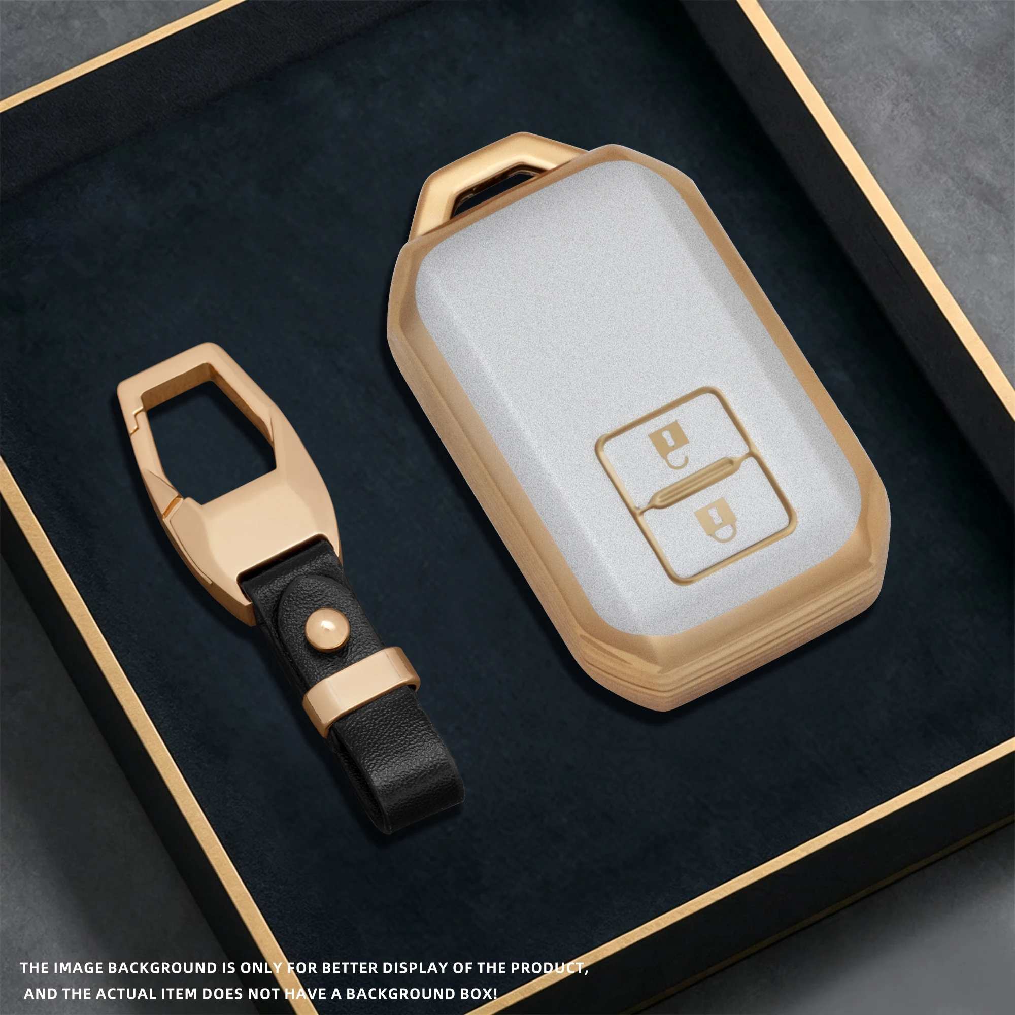 For Suzuki Swift, Ignis, Jimny, XL7, And Ertiga Models from 2020 to 2023 TPU Car Key Case Cover Protected Fob keyless Keychain