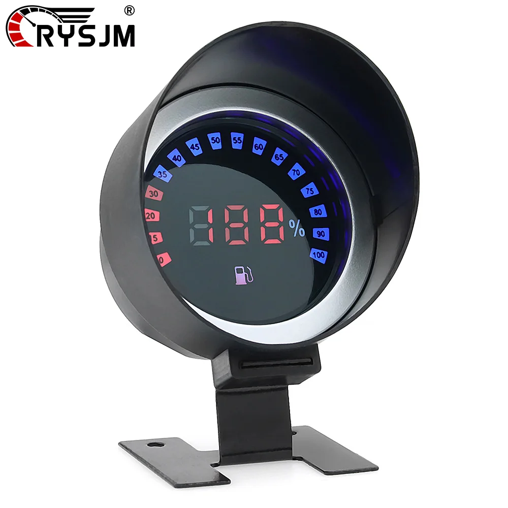 Car 1K-10Komh Fuel Level Gauge Universal LCD Vehicle Oil Tank Meter 12V24V Fuel Meters Indicator Car Accessories for Car Truck