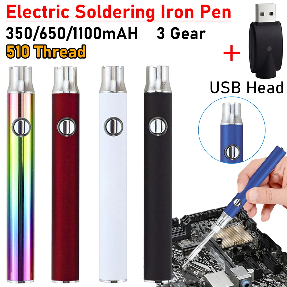 

Набор мини-паяльника с зарядным устройством USB, 510/350/650 мА · ч