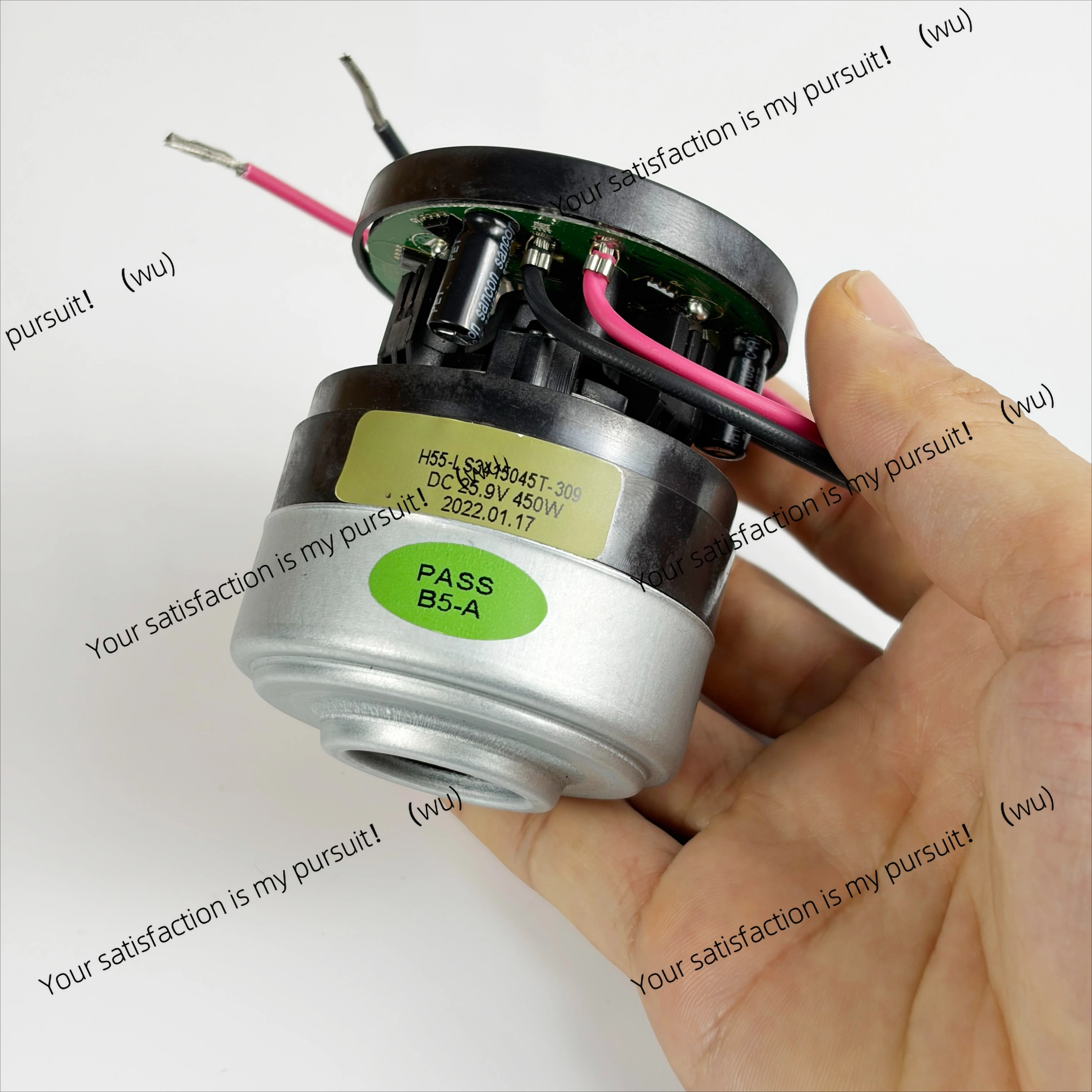 55mm powerful high-speed brushless motor fan, DC 25.9/28.8/29.6V, 450W high-power built-in driver