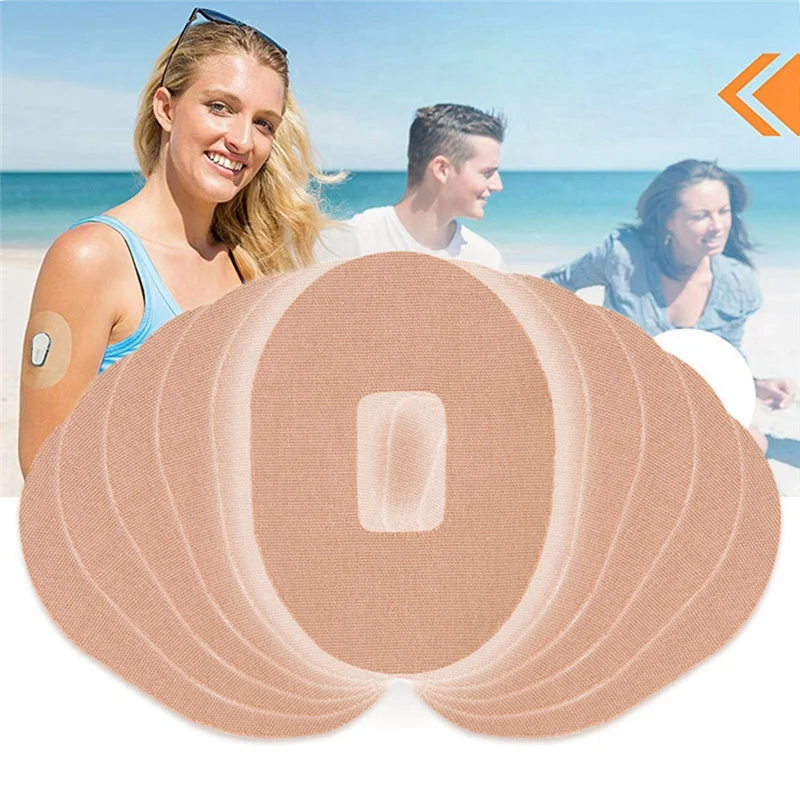 New 20 Pcs Sensor Patches Waterproof Easy To Use for Swimming Showers Long Lasting Freestyle Adhesive Patches