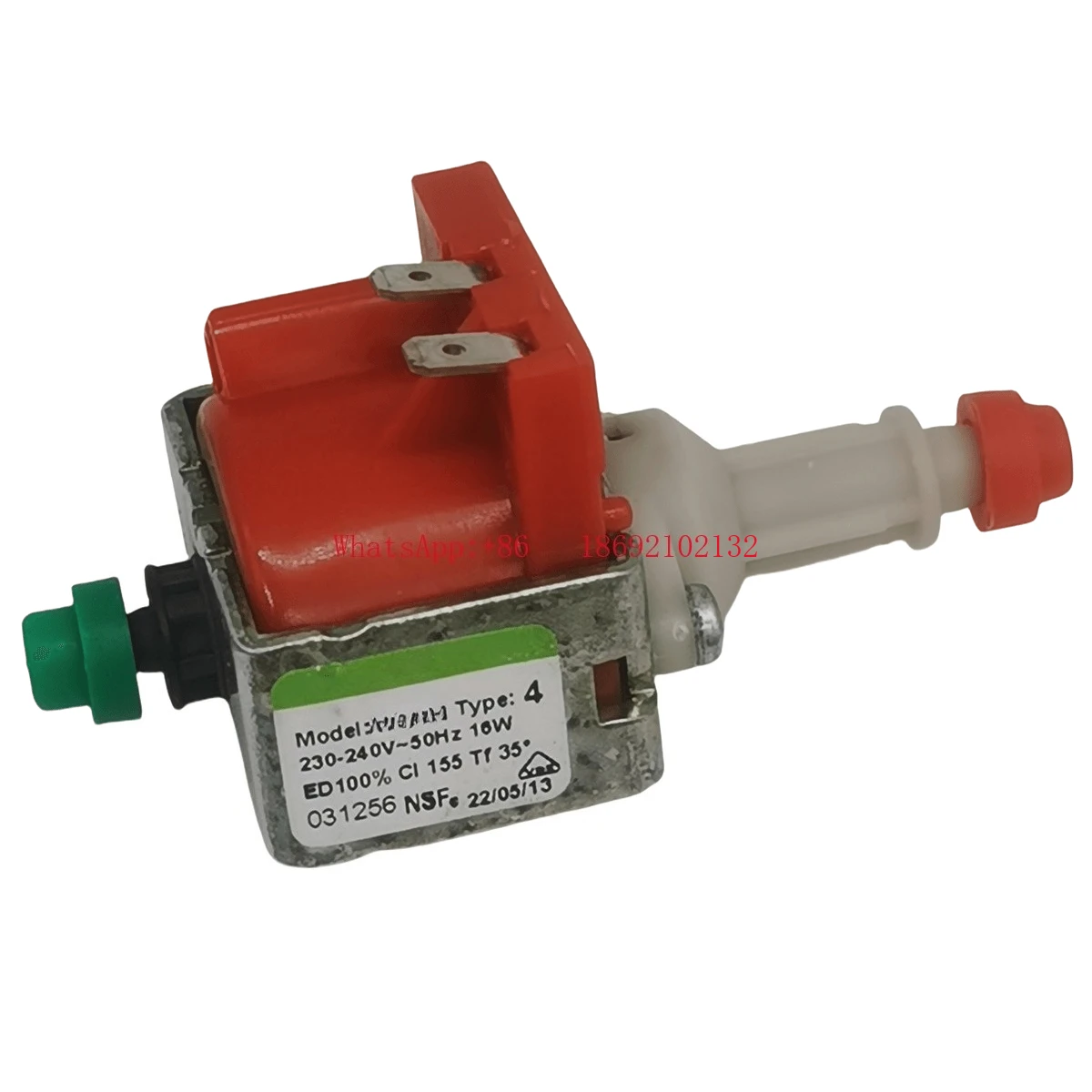 

-4 Электромагнитный насос 50 Гц 16 Вт Самовсасывающая кофемашина Водяной насос AC230V Плунжерный насос для домашнего использования