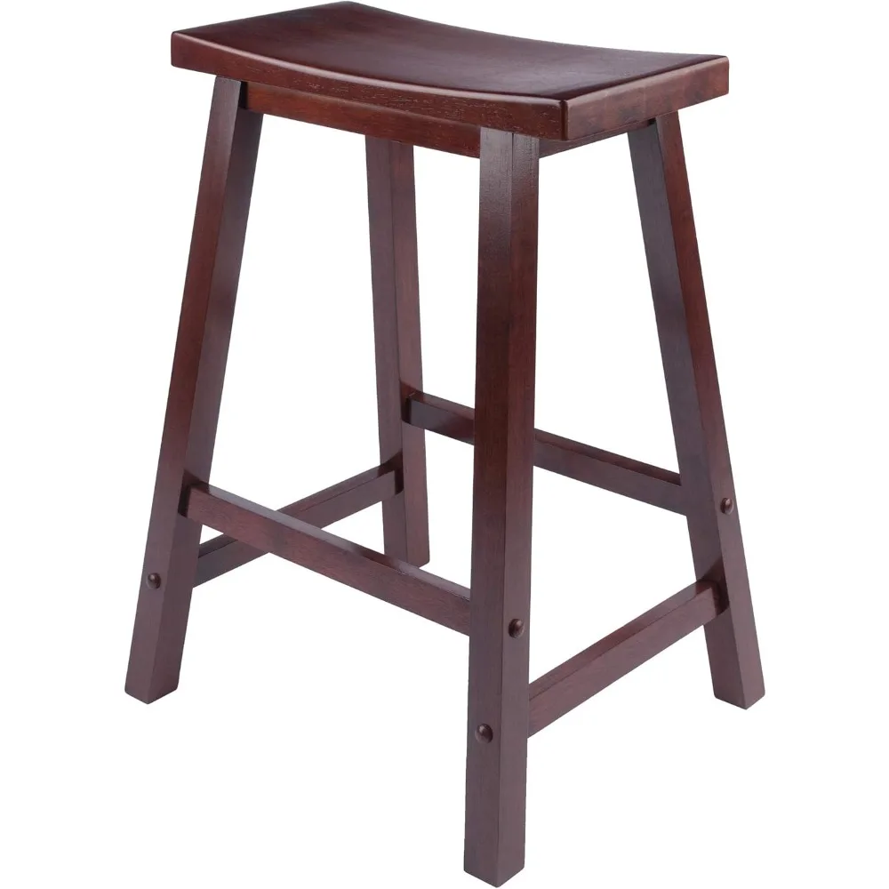

Satori Saddle Seat Counter Stool, for Kitchen, 24, Walnut
