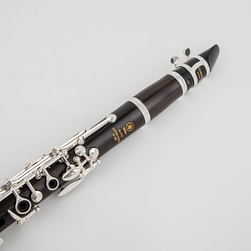 650 Professional Bb Clarinet  PRESTIGE Ebony Clarinets Ebony Wood Silver Plating Key Musical Instruments Case Mouthpiece Reeds