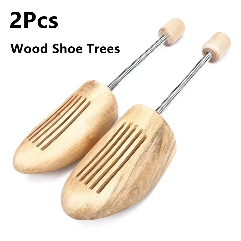 2Pcs / 4PCS Holz Schuhe Bahre Holz Schuh Bäume Anti Verformung Männer Frau Frühling Schuhe Baum Gestaltung Anti falten Schuh Hält