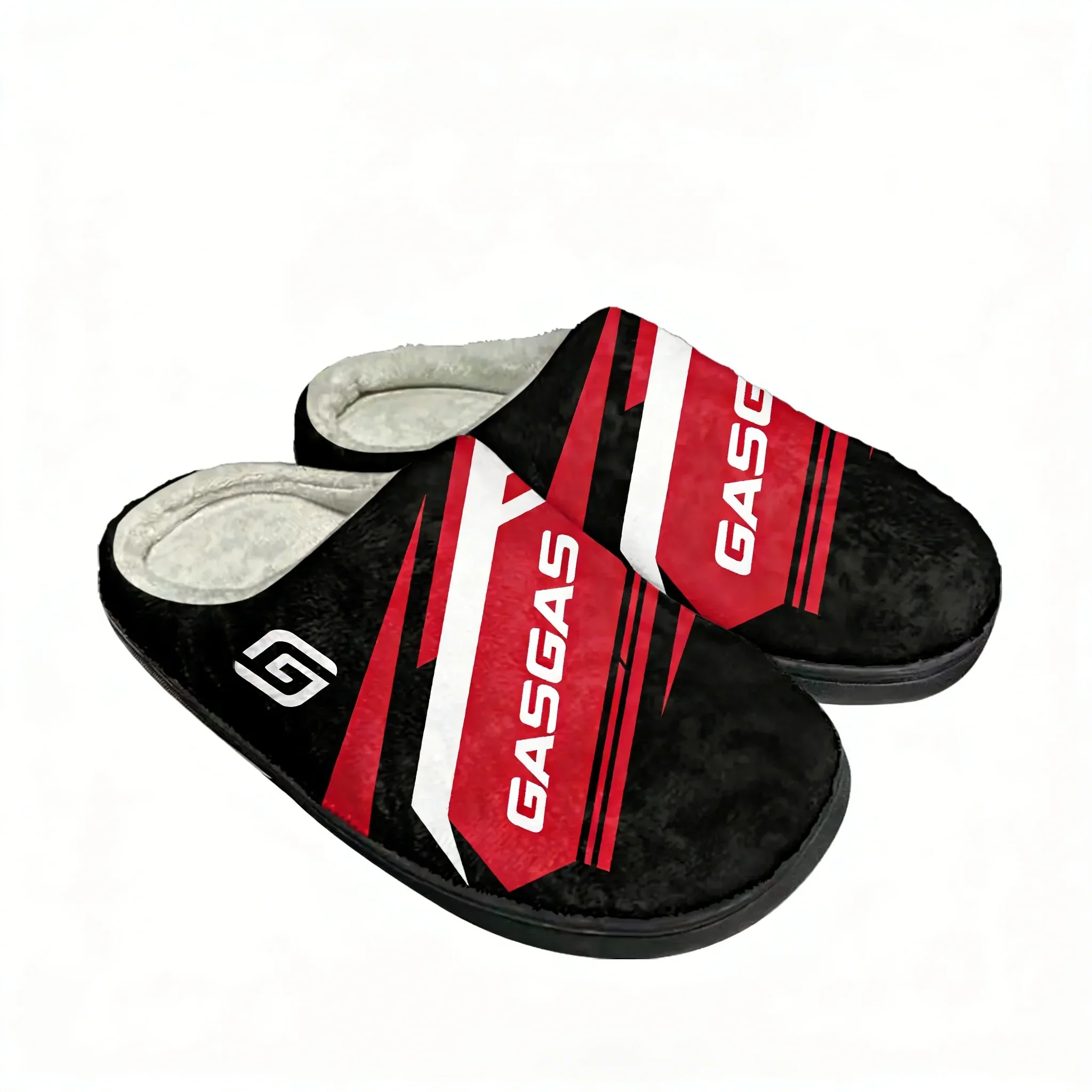 GASGAS Motorcycle shoes Cotton Slippers Mens Womens Teenager Latest Bedroom Plush Indoor Keep Warm Shoes Thermal Flat Slipper view 2