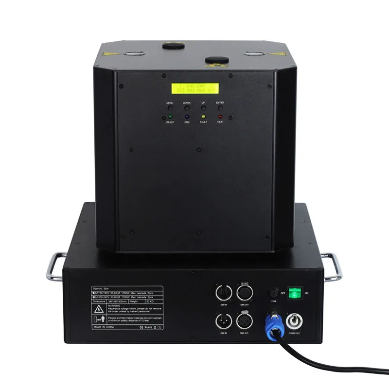 

DJ Disco Party Двойная головка с вращающейся подвижной головкой Холодная искра Машина с двойной головкой Пиро 360-угольный вращающийся огненный вращающийся танцевальный фонтан