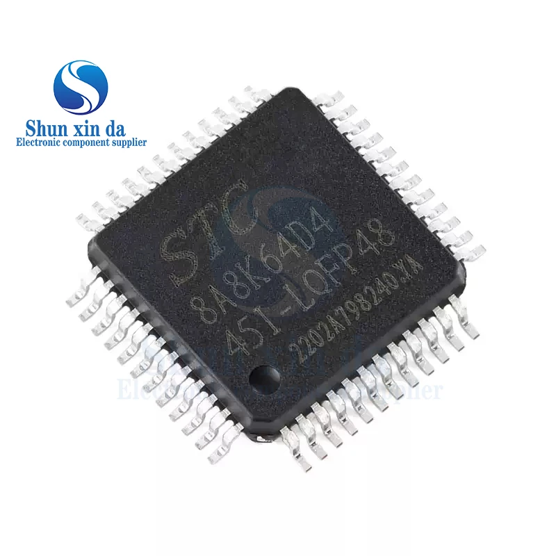 STC STC8A8K64D4 STC8A8K64D4-45I-LQFP48 8A8K64D4 1T 8051 Microprocessor Microcontroller MCU IC Chip Brand New Authentic