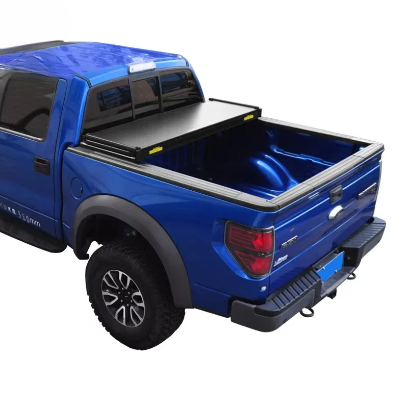 

Liyuan factory custom pickup truck bed hard folding cover Ford F150 F250 F350 Tyota Tacoma F150 parts accessories