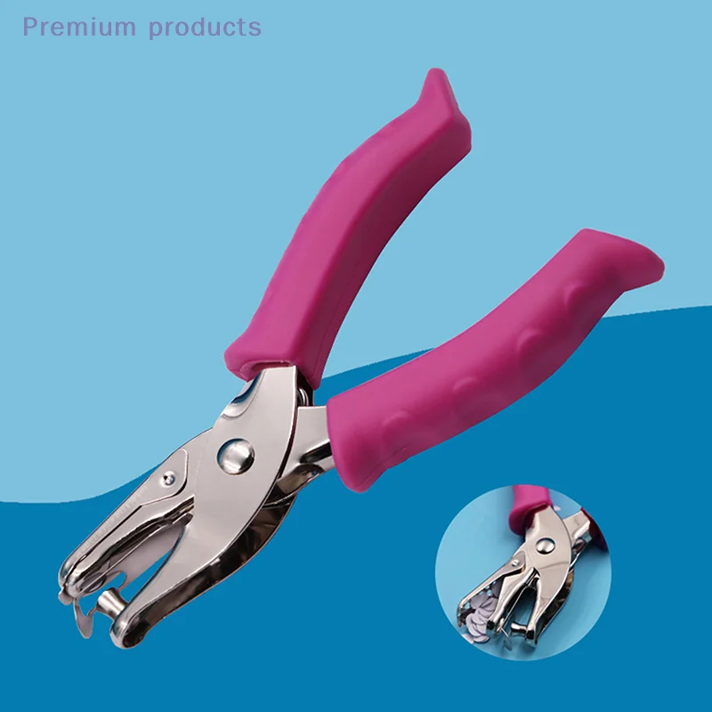 1PC Kawaii Single Handheld Circle Shaped Hole Puncher Capacity 3-6mm Scrapbooking Paper Diy Craft Shape Cutter Perforator