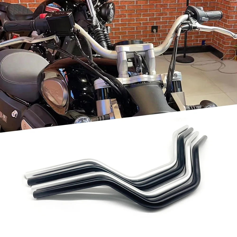 Suitable for Cub 500/GV300/Jinjira 300/RE3 variable diameter aluminum alloy handlebar, motorcycle handlebar