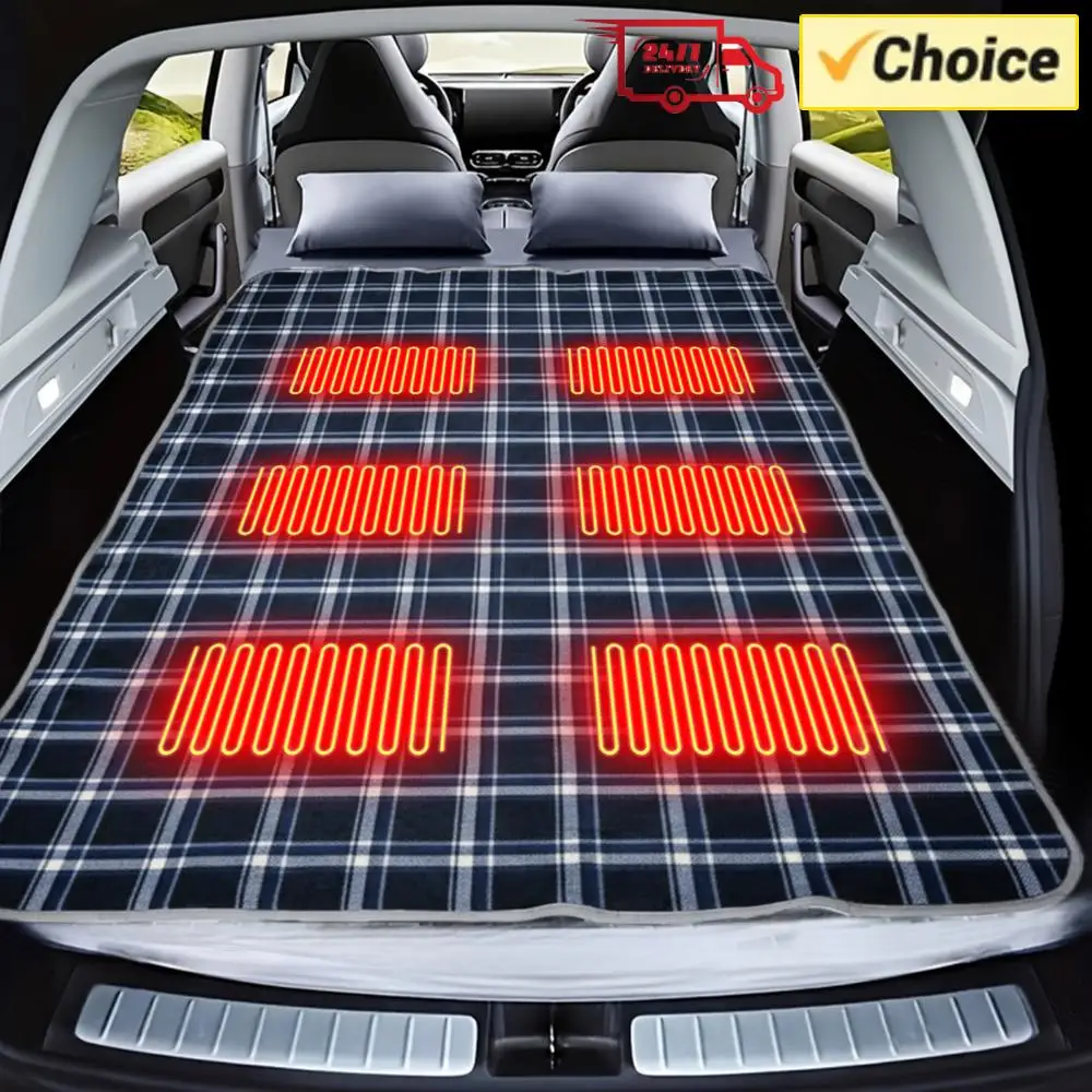 

Портативный USB-матрас с подогревом, 3 регулируемых температурных режима, водонепроницаемый электрический теплый коврик для сна, для походов и пикников на природе