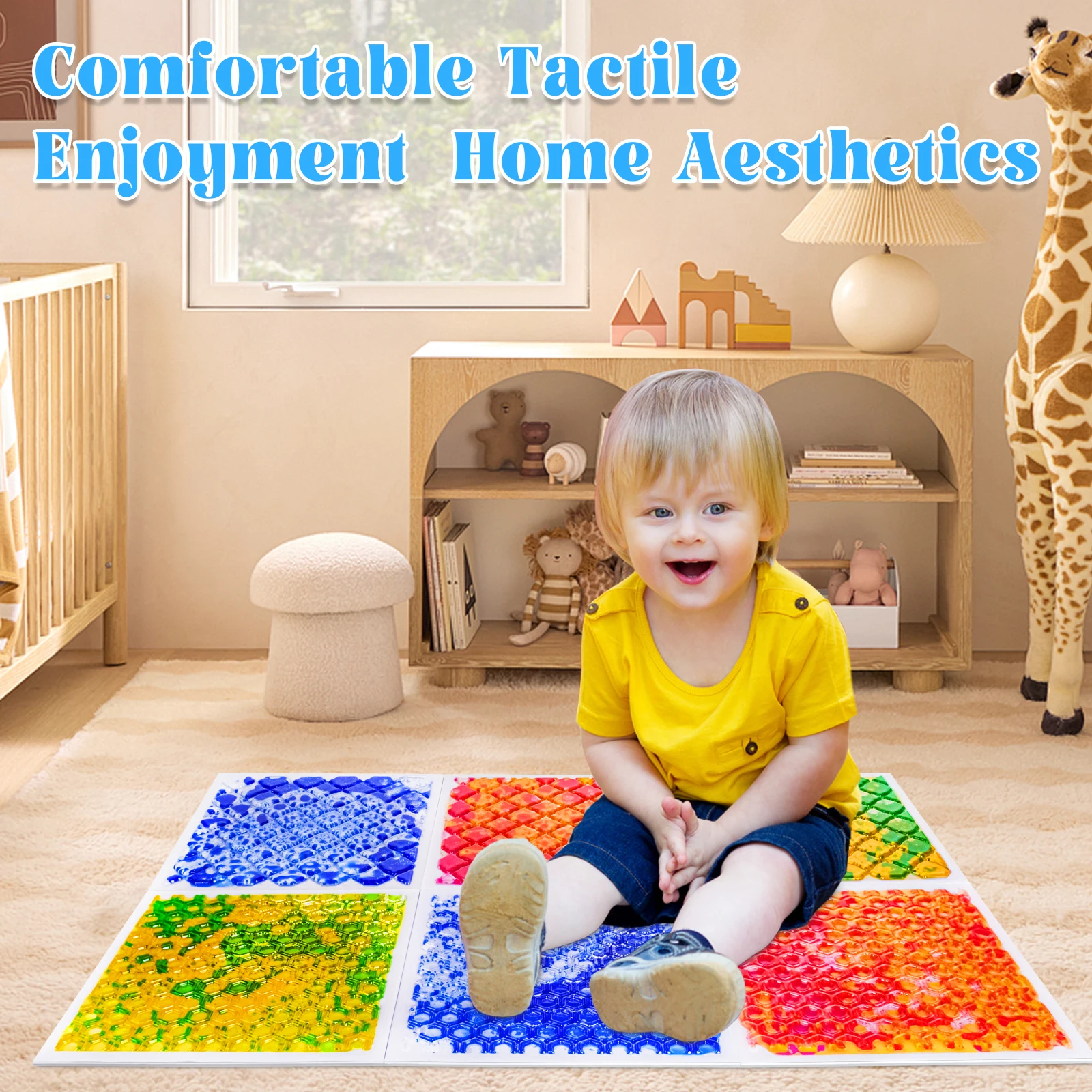 Touch What You See: Visual Sensory Toys Connect Kids to Tactile Fun on Sensory Mat