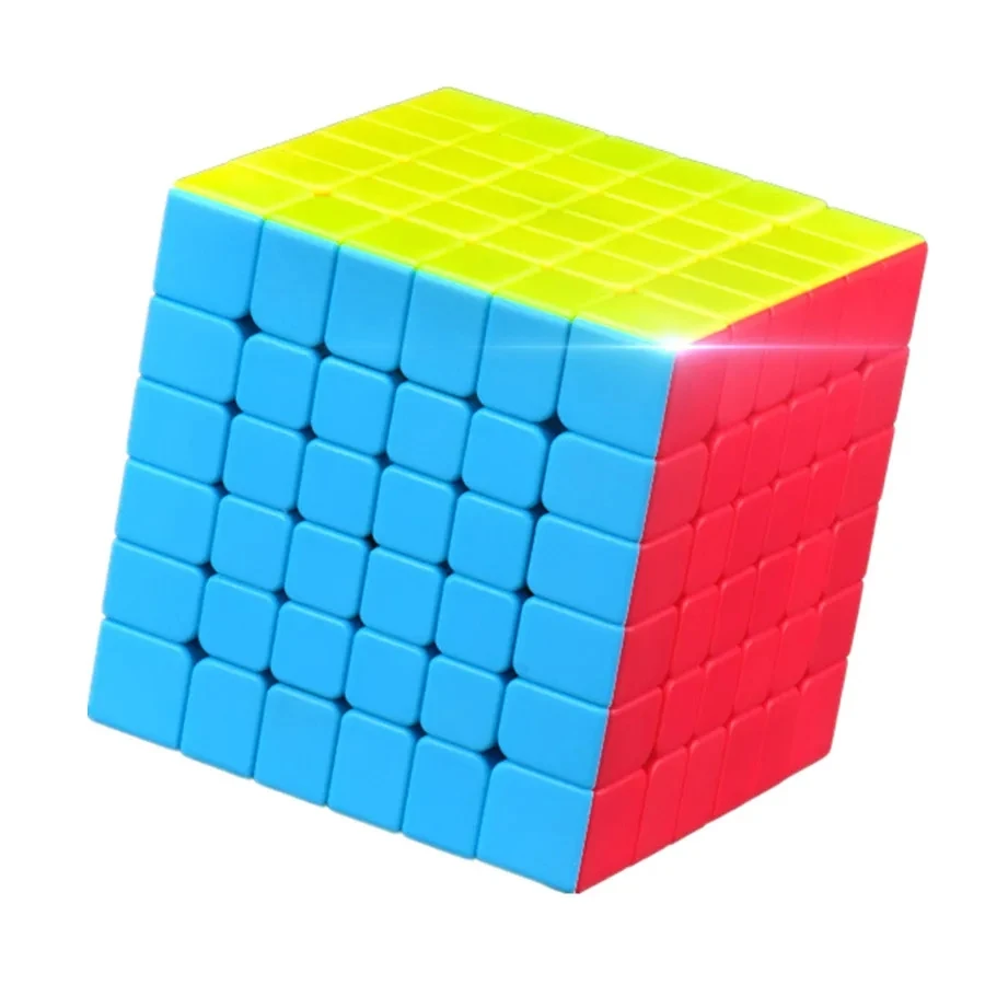 Qiyi Qifan S2 6x6 versione senza adesivo 6x6 Cubo Magico 6 strati Cubo di velocità professionale Cubo Magico Puzzle giocattolo per bambini bambini