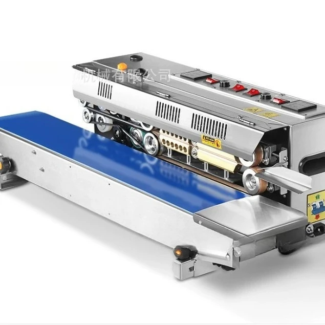 Food bag Film bag Automatic continuous sealing machine Ink wheel Printing sealing machine Large bag Commercial packaging sealing