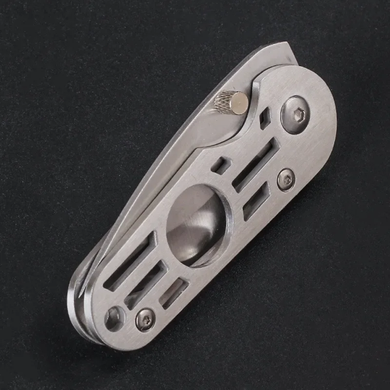 Stainless Steel Cigar Cutter Knife Pocket Cigar Puncher Travel Cigar Scissors Knife Cutter Punch Smoking Cutting Tool Gifts