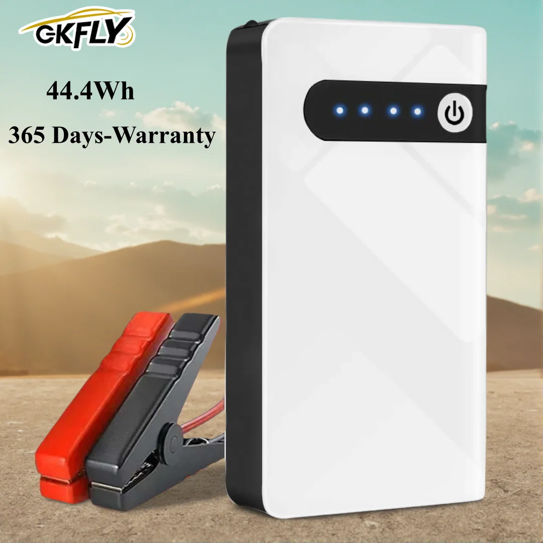 GKFLY Avviatore d'Emergenza per Auto ad Alta Potenza 2000A 12V Dispositivo di Avviamento Power Bank Caricabatterie per Auto Booster Batteria LED