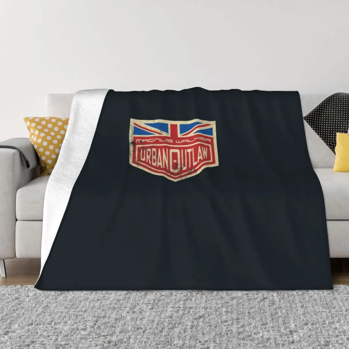 

Magnus Walker Urban Outlaw Vintage logo Essential T-Shirt Throw Blanket christmas decoration Hairy Blanket Sofas