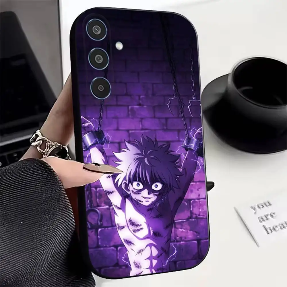 

Anime H-Hunter K-Killua Phone Case For Samsung Galaxy A22 A21 FE Plus Ultra A70 A71 A73 A72 Black Back Cover