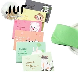 100p Facial Oil Blotting Sheets Paper Roller Cleansing Face Oil Control Absorbent Paper Beauty Makeup Tools Face Wipes Portable