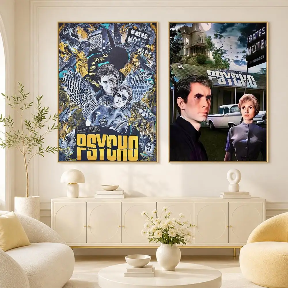 Horror Movie Psycho Poster Room Home Decoration Interior Wall Art Printing Garage Posters Gift