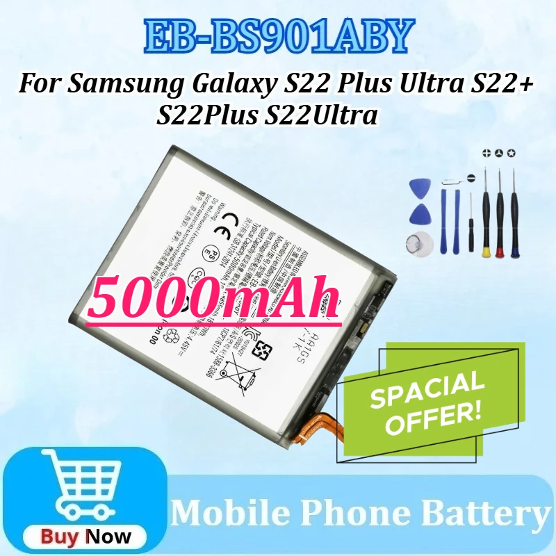 

EB-BS901ABY EB-BS908ABY EB-BS906ABY for Samsung Galaxy S22 Plus/Ultra S22+ S22Plus S22Ultra Mobile Phone Battery with Tools