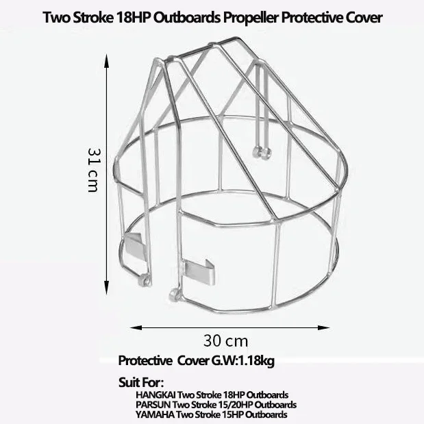 Osłona ochronna śmigła do silników łodzi Osłona ochronna śmigła do silników zaburtowych HANGKAI PARSUN YAMAHA