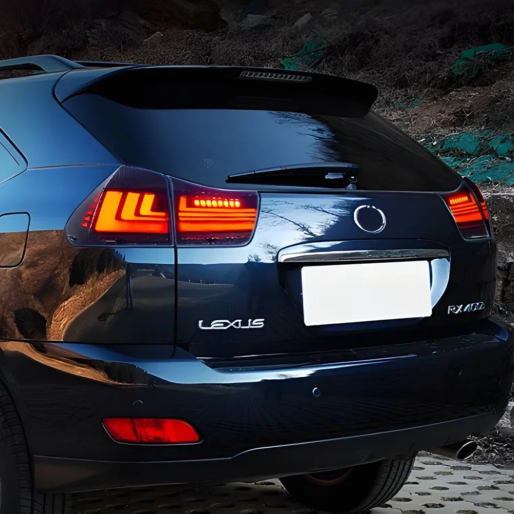 

Автомобильные задние фонари в сборе для Lexus Rx300 2004-2008, обновленные автомобильные задние фонари, светодиодный динамический стример, стоп-сигнал, задний стоп-сигнал