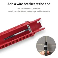 14 In 1 Faucet Sink Wrench Pipe Wrenches Faucet Sink Installer Kit for Bathroom Kitchen Plumbing Repair Installation Hand Tools 6