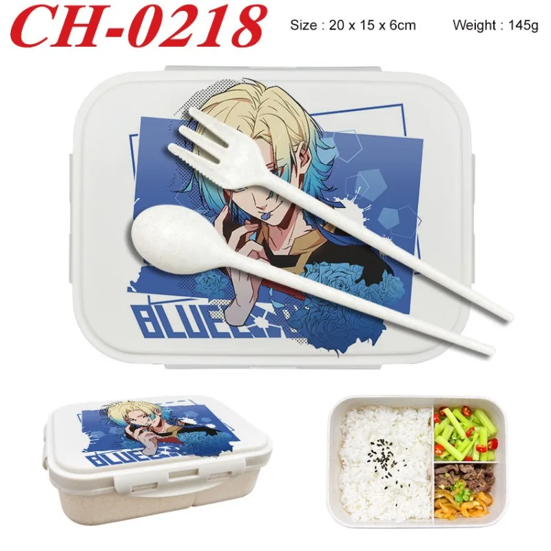 BLUE LOCK Bento Lunch Box Cartoon Figure Printed Lunch Box Food Storage Containers Children Birthday Gifts - view 6