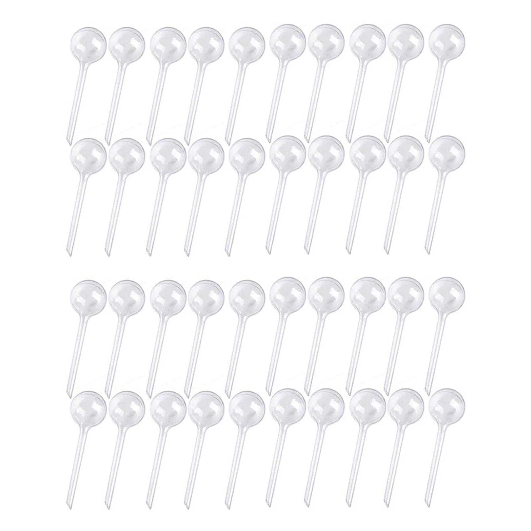 

40 Pcs Plant Watering Bulbs Clear Self-Watering Globes Automatic Water Balls Device Vacation Houseplant Pot Bulbs