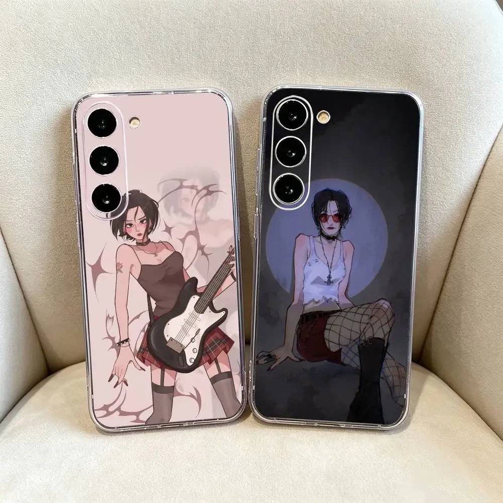 Anime OosakiS N-Nana  Clear Soft Silicone Phone Case for Samsung Galaxy A71, A70, A30，A52, A51, A40,