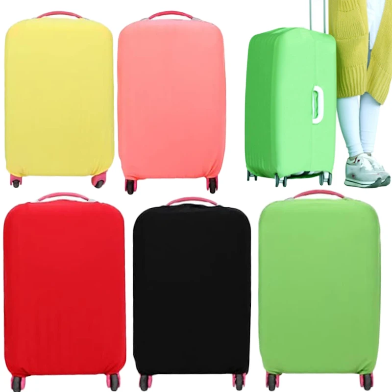 Luggage Cover Stretch Fabric Suitcase Protector Baggage Dust Case Cover Suitable for18-32 Inch Suitcase Case Travel Organizer